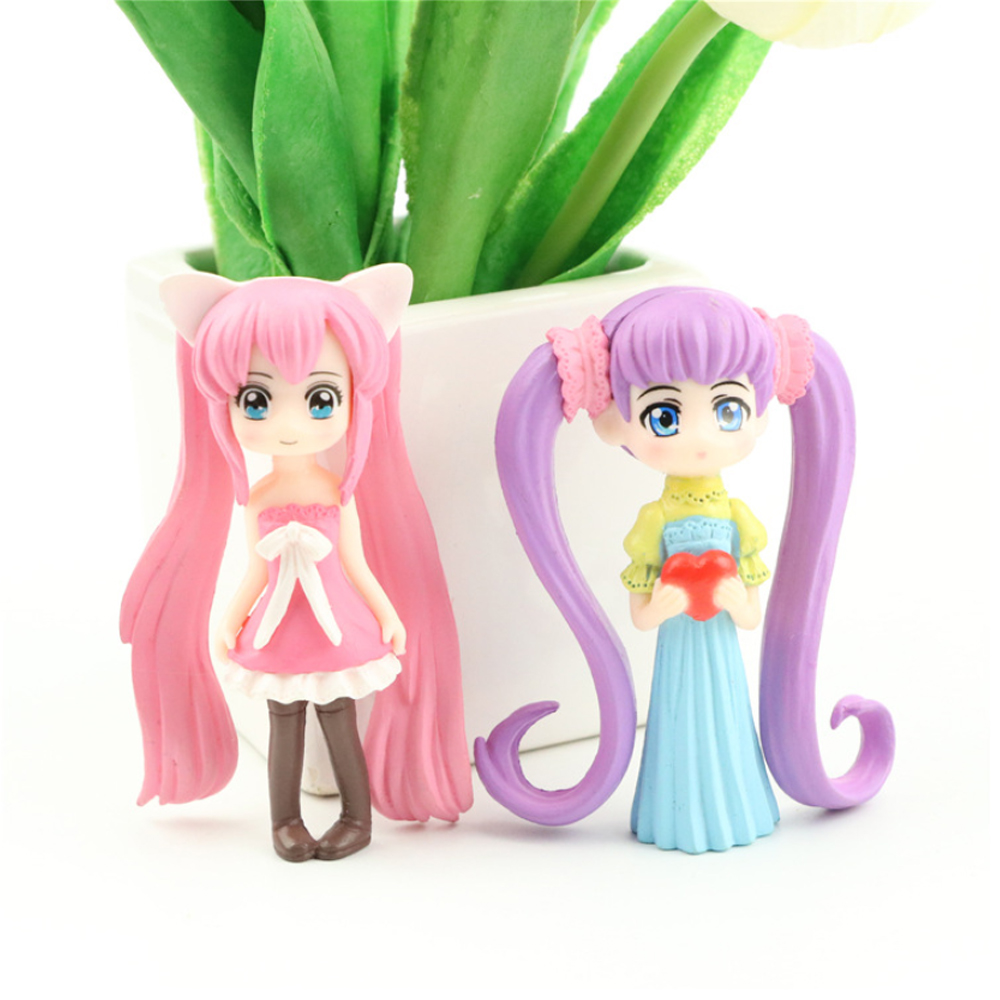 Bộ 06 mô hình nhân vật Thủy Thủ Mặt Trăng - Sailor Moon