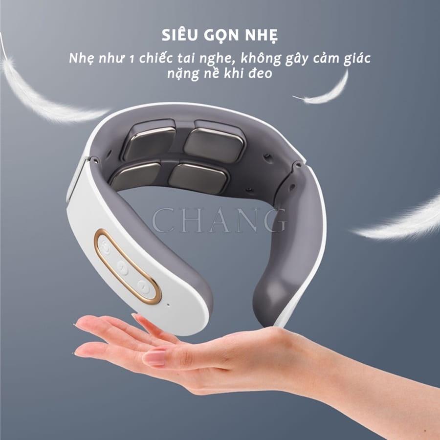 Máy Massage Cổ Vai Gáy Cao Cấp Có Chườm Nóng 42 Độ C - 6 Đầu Tiếp Xúc, 6 Chế Độ Mat Xa, 9 Cường Độ