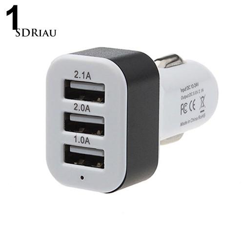 Củ sạc nhanh 3 cổng usb cho iPhone Samsung