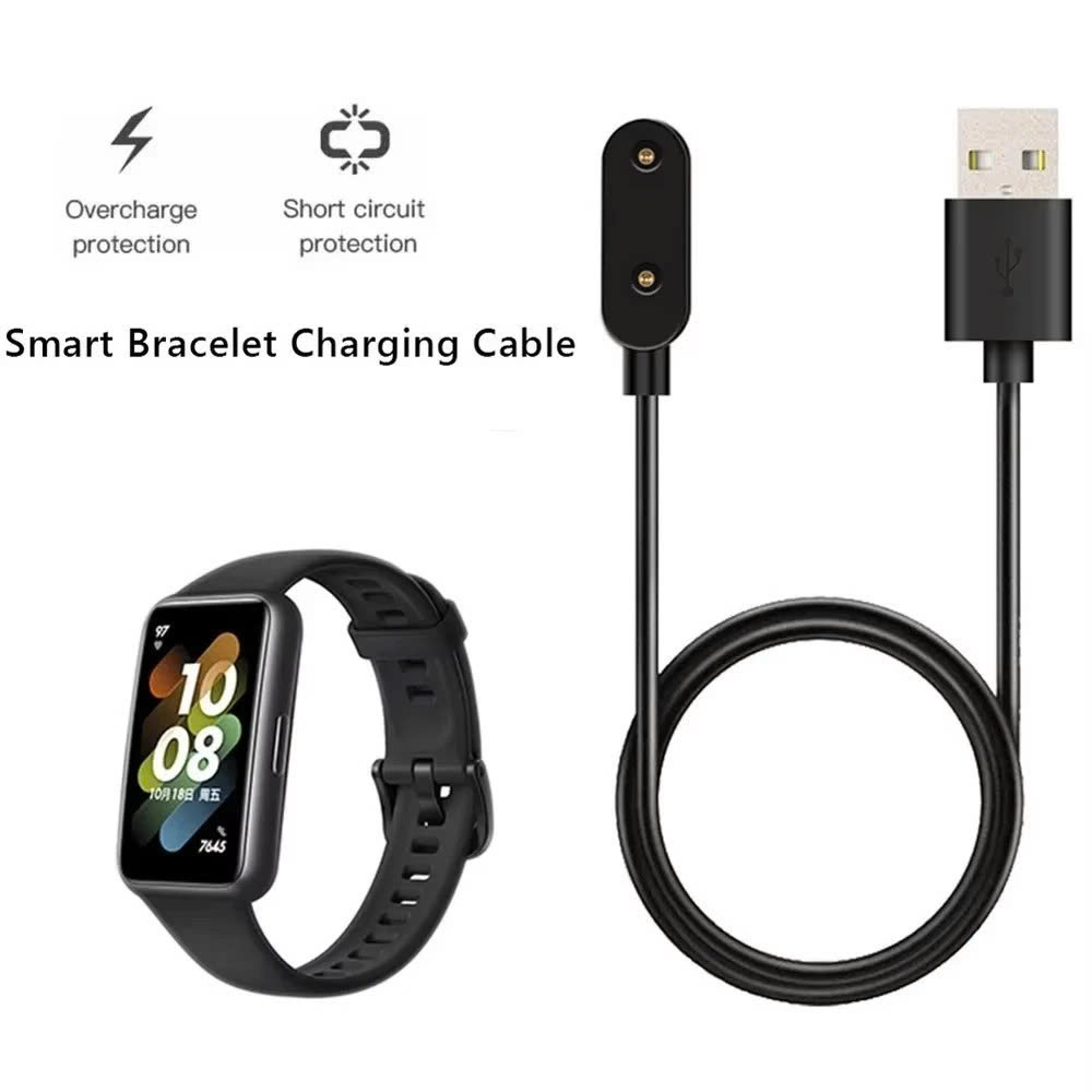 Dây Cáp Sạc Từ Tính Cho Huawei Band 6 7 8 9 10 / Honor Band 6 7 9 / Huawei Watch Fit 1 2 3 MÀU ĐEN - Hàng Nhập Khẩu