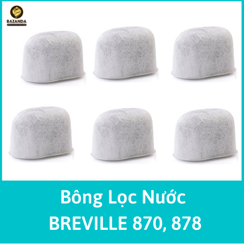 Combo 6 Bông Lọc Nước Máy Pha Cà Phê Breville