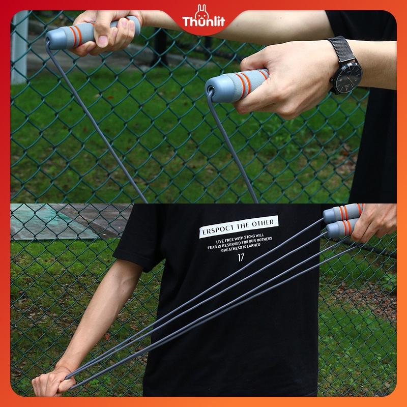 Dây Nhảy Tập Thể Dục Thunlit Giảm Cân Bằng Xốp Thoải Mái Chiều Dài Điều Chỉnh Được Tiện Lợi Cho Nam Và Nữ