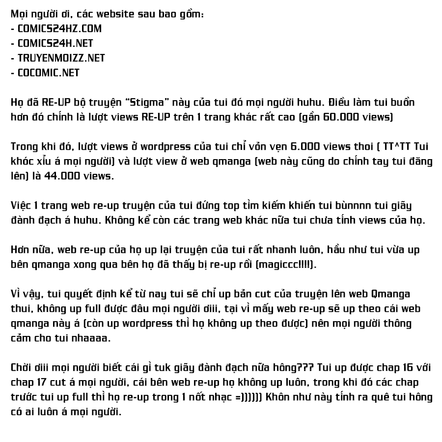 vết thương lòng (stigma) chapter 18 1