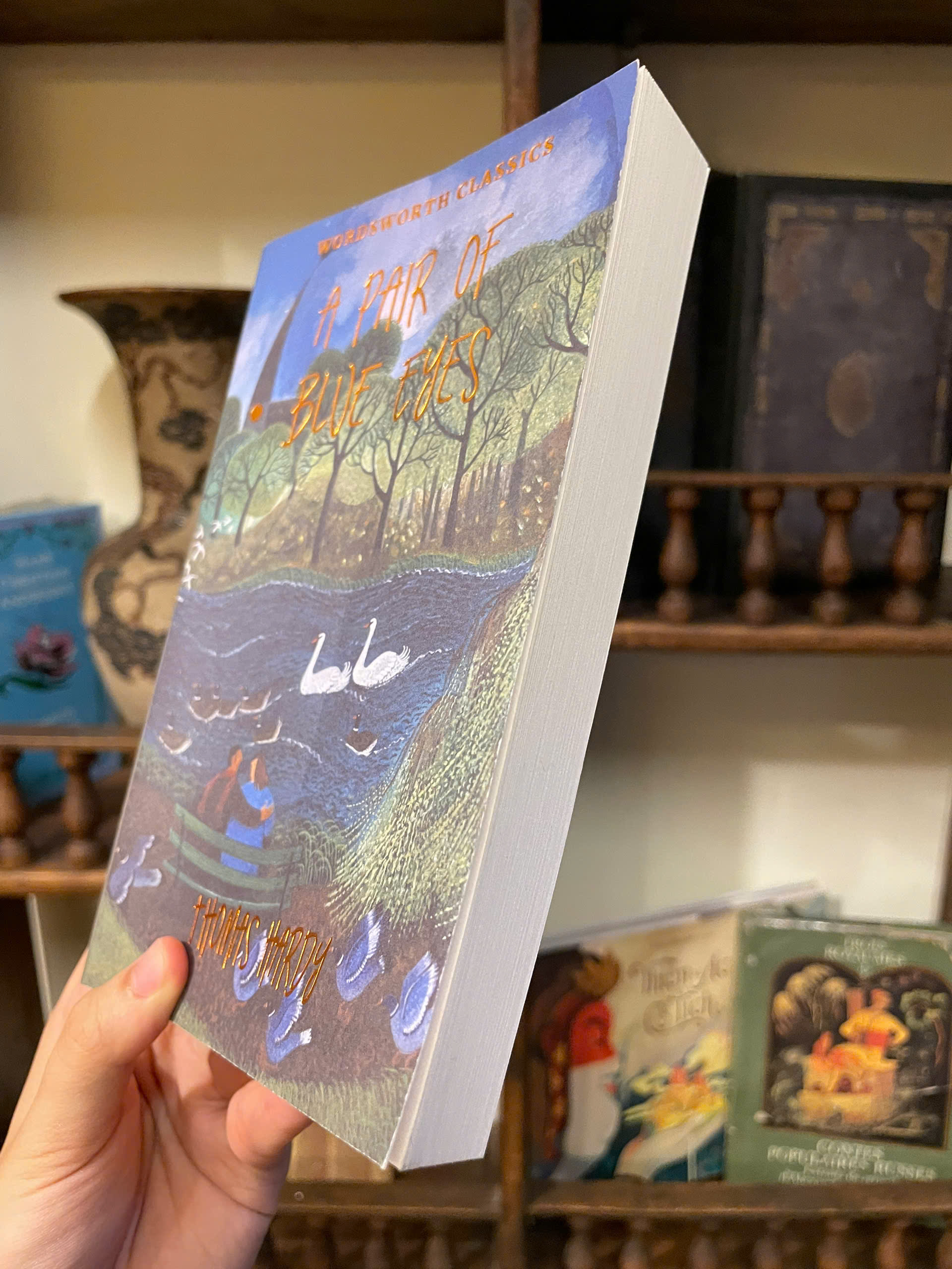 Sách - A Pair of Blue Eyes (Wordsworth Classics) by Thomas Hardy | English Romance Fiction