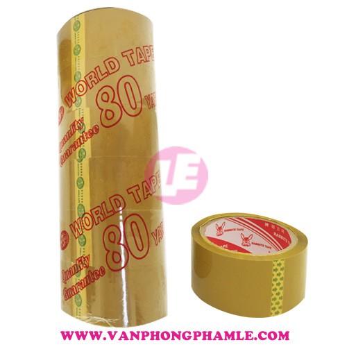 Băng keo trong đục 5f 80 Yard (Cây 6 Cuộn)