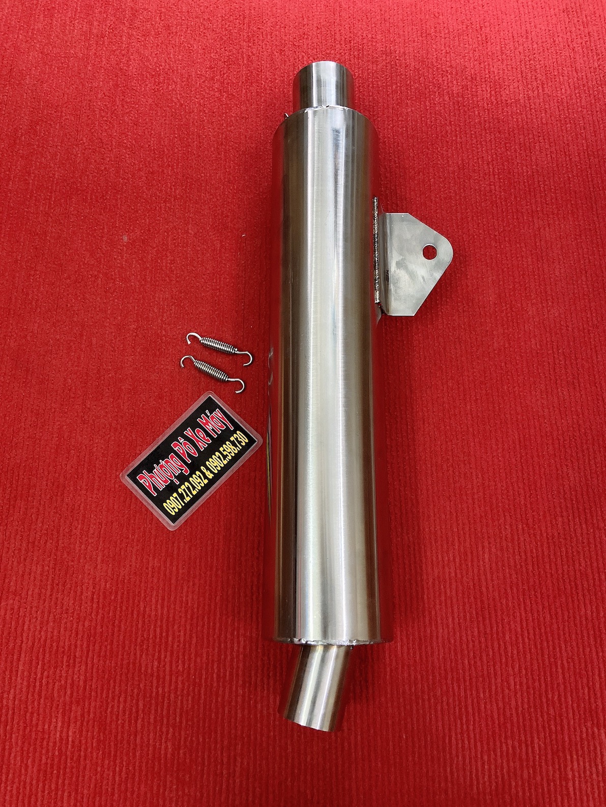 Pô lon RAIDER full INOX 304 dành cho mọi XE MÁY