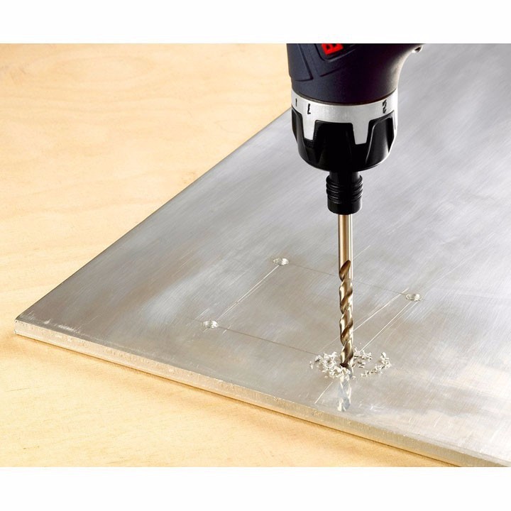 Bộ mũi khoan gỗ, nhôm, mica ,nhựa phủ titanium 13 mũi