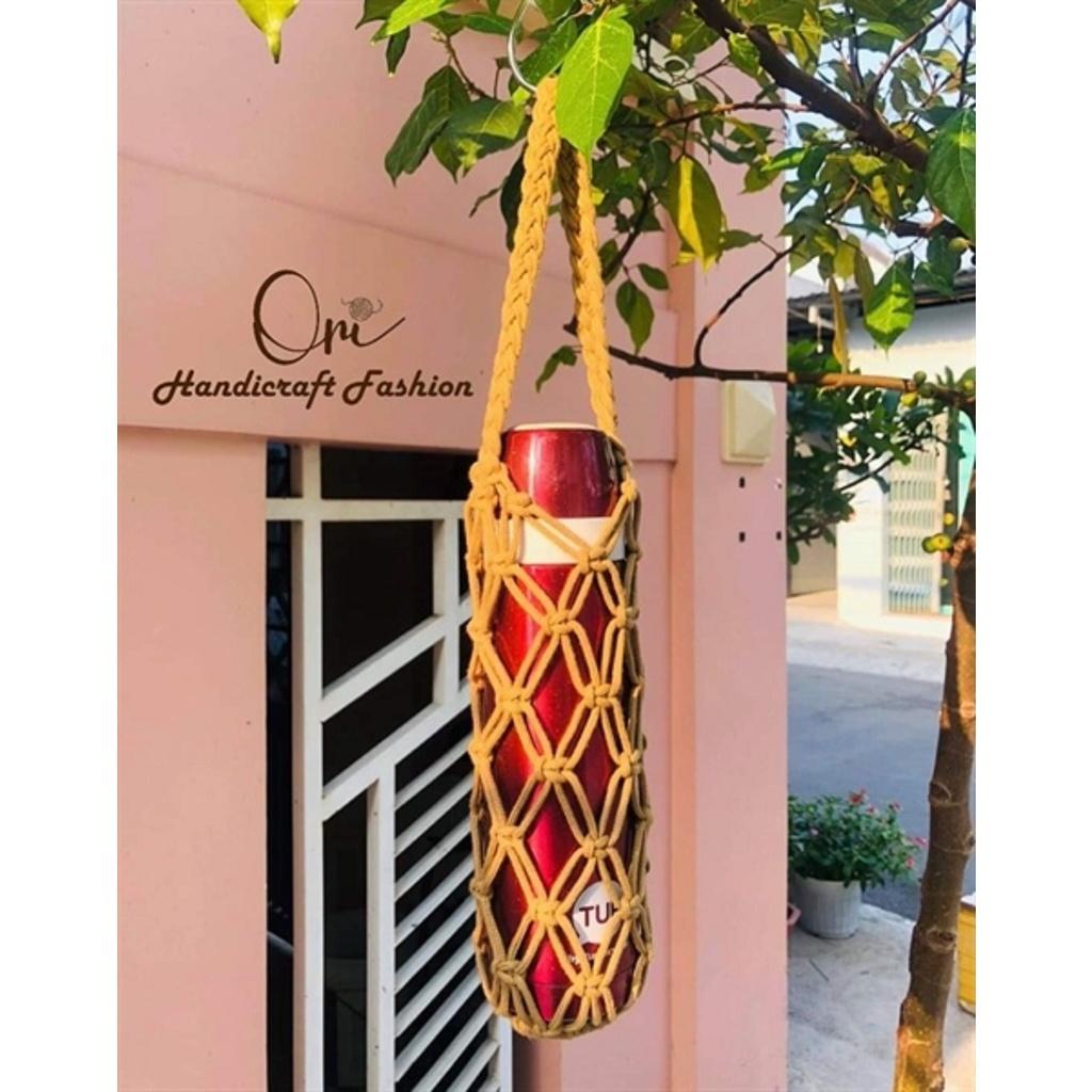 Túi Đựng Bình Giữ Nhiệt Macrame Handmade - mẫu 4