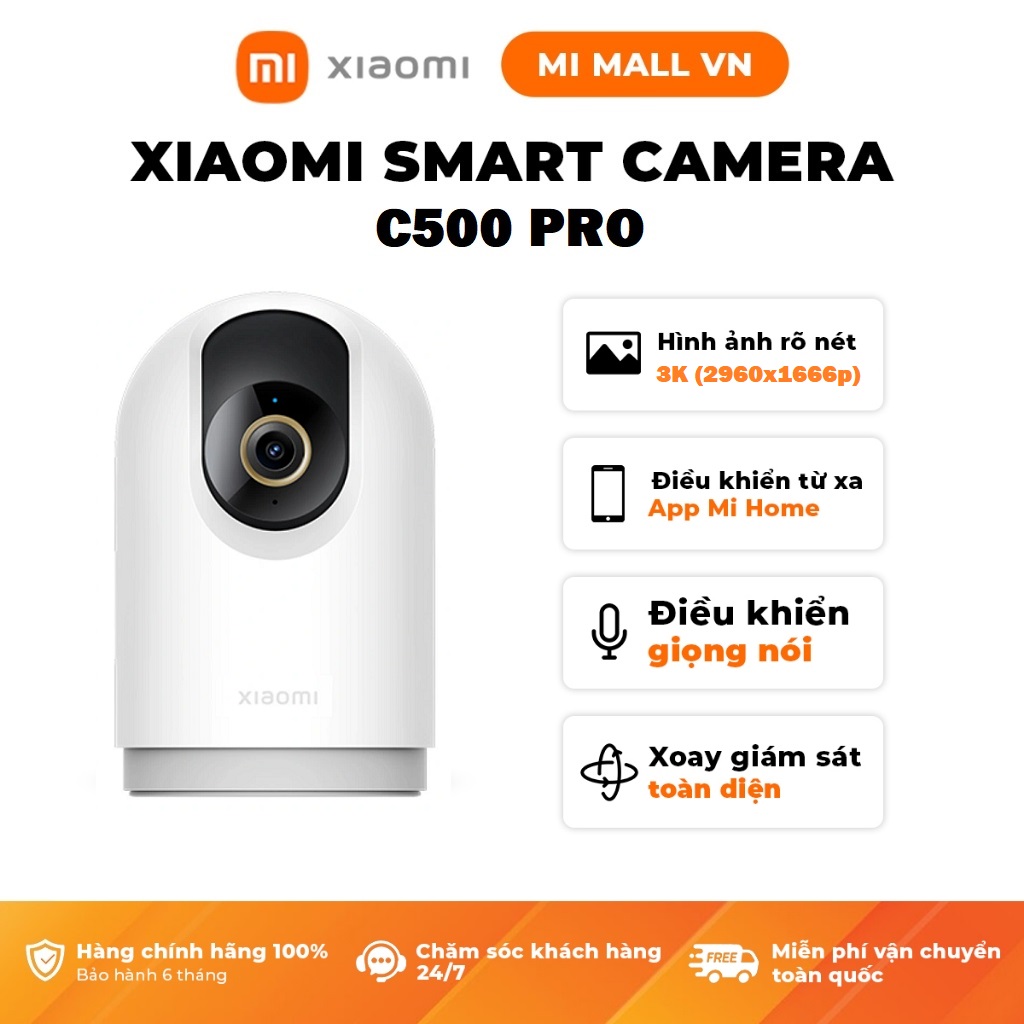 Camera Quan Sát Xiaomi Smart Camera C500 Pro – Hàng Chính Hãng