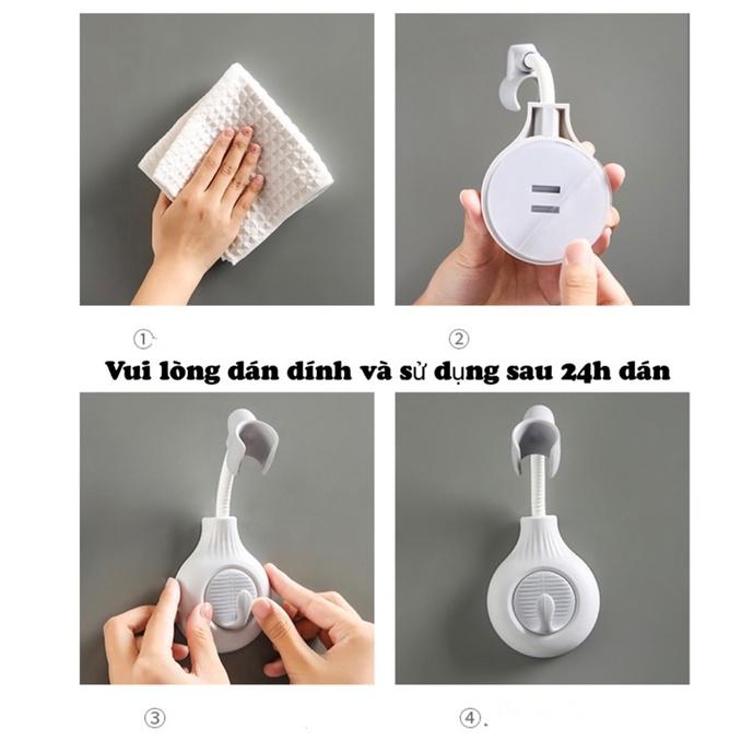 GIÁ ĐỞ VÒI SEN CỐ ĐỊNH, KHÔNG CẦN KHOAN TƯỜNG, CÓ THỂ ĐIỀU CHỈNH 360 độ