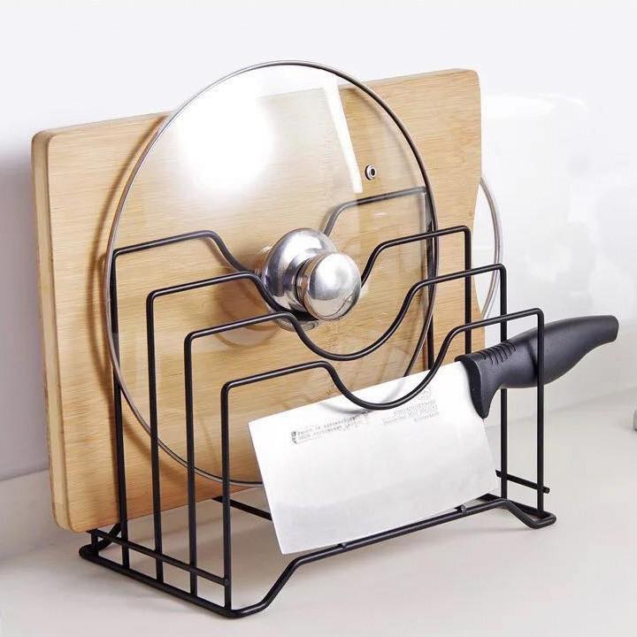 GIÁ ĐỂ DAO THỚT 4 NGĂN, KỆ ĐỂ DAO THỚT