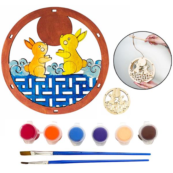 Lồng Đèn Sáng Tạo - Thỏ Ngọc Vui Trăng - Giftbrand GB03