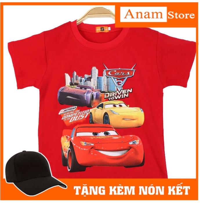 Áo thun cho bé xe đua huyền thoại 2 đủ size đủ màu Anam Store