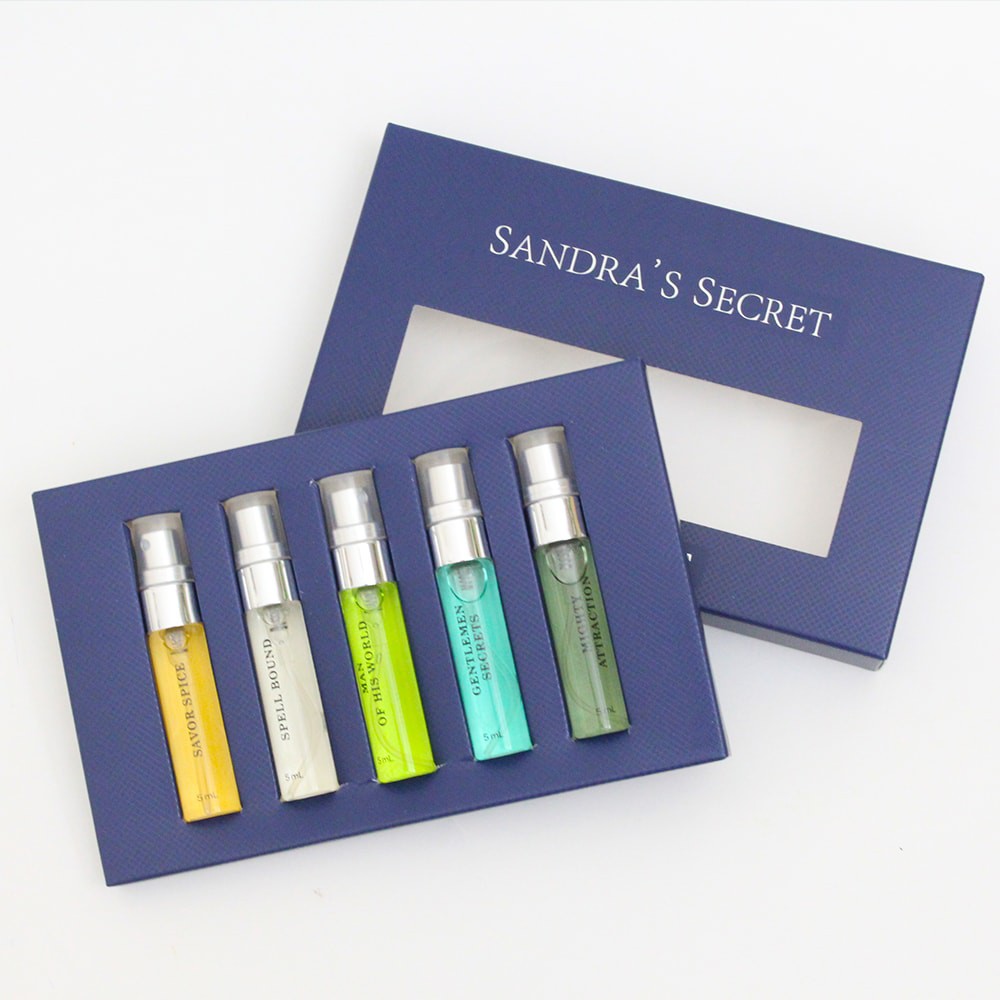 Set 5 chai nước hoa nam SANDRA SECRET FULL 5ml*5