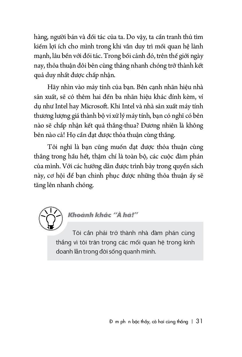 Đàm Phán Bậc Thầy Cả Hai Cùng Thắng - Tái Bản 2019