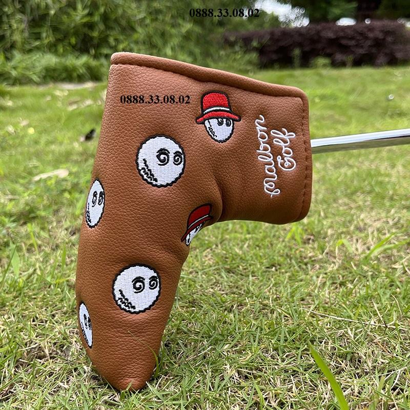 Bọc Đầu Gậy Golf Malbon, Cover Gậy Golf Da PU Cao Cấp