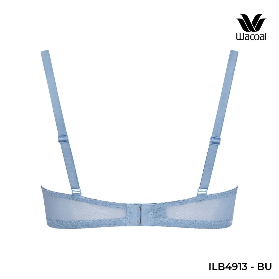 Áo lót Wacoal ILB4913 không gọng, không nâng, mút mỏng, ren lưới chìm, dây liền