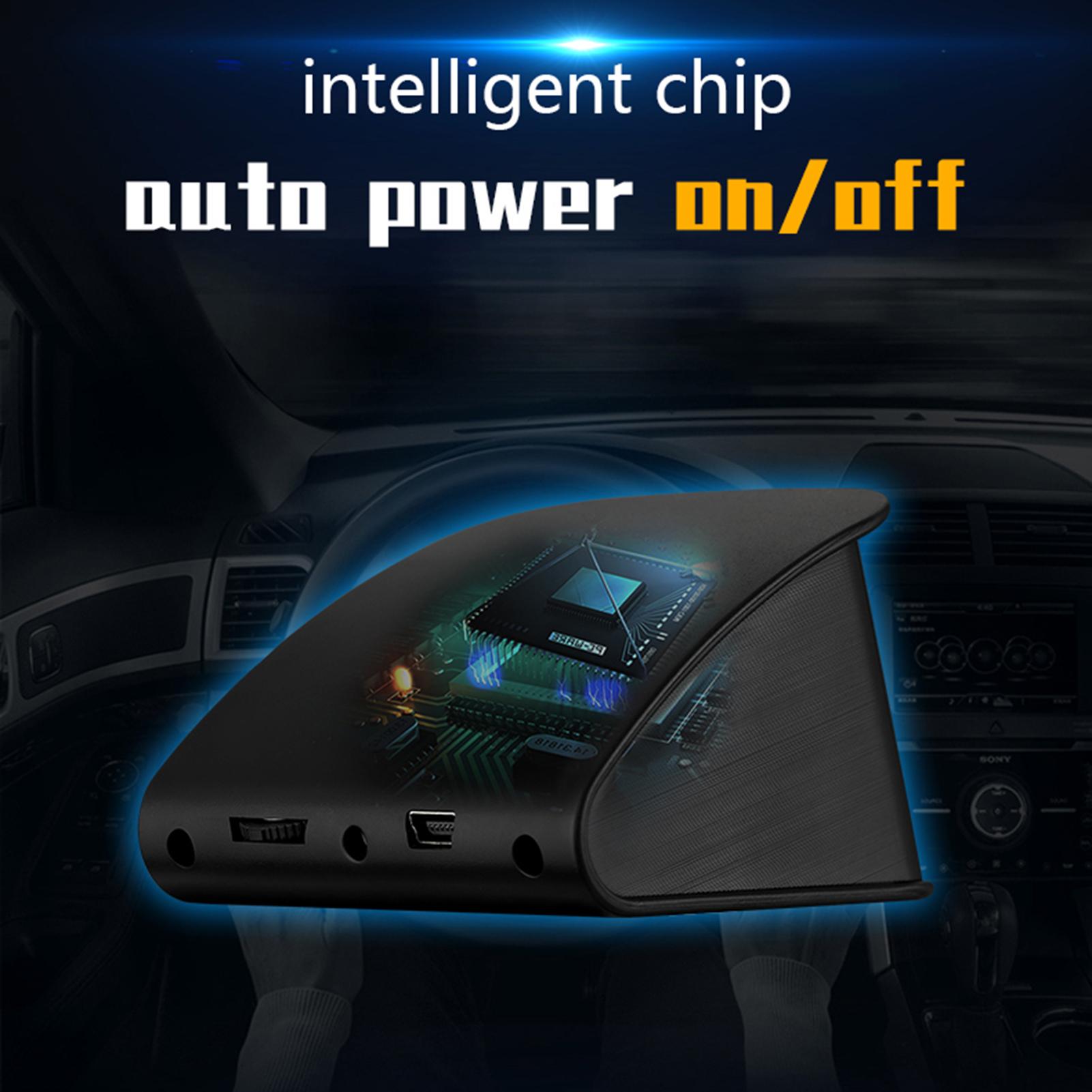 Smart HUD Display, 2.2 Inch Digital OBDII Speedometer Car Head Up Display with Displays Speed, Distance, Time and More