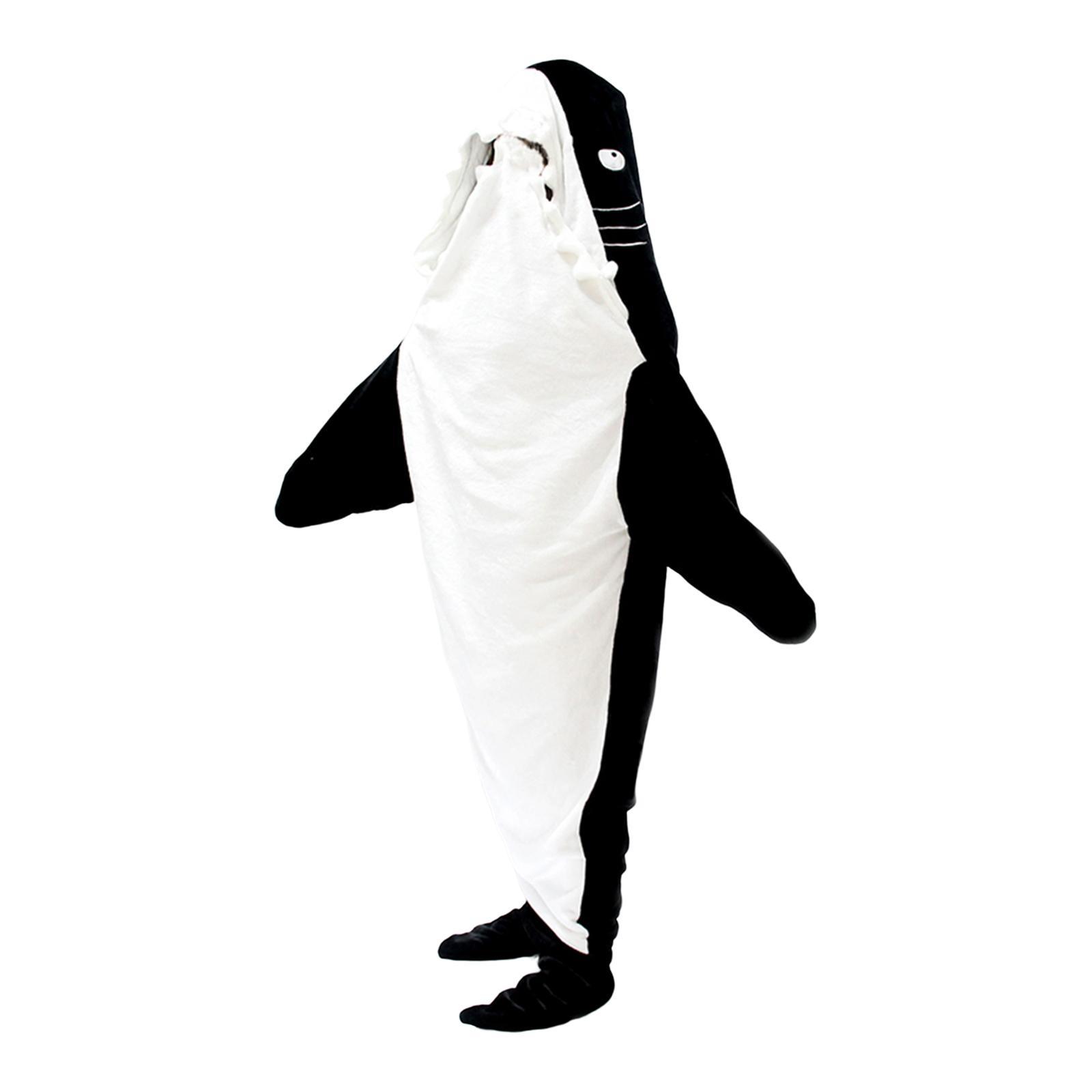 Wearable Shark Blanket Halloween Clothing Cozy Parties Cosplay Shark Costume