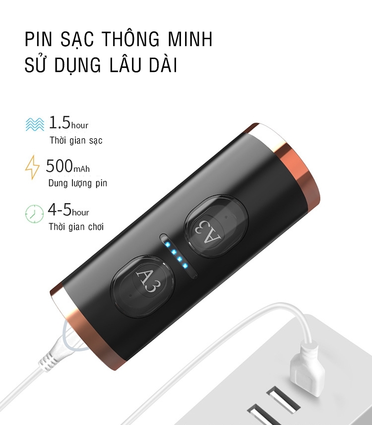 Tai nghe Bluetooth 6D - Âm Thanh Tuyệt Đỉnh