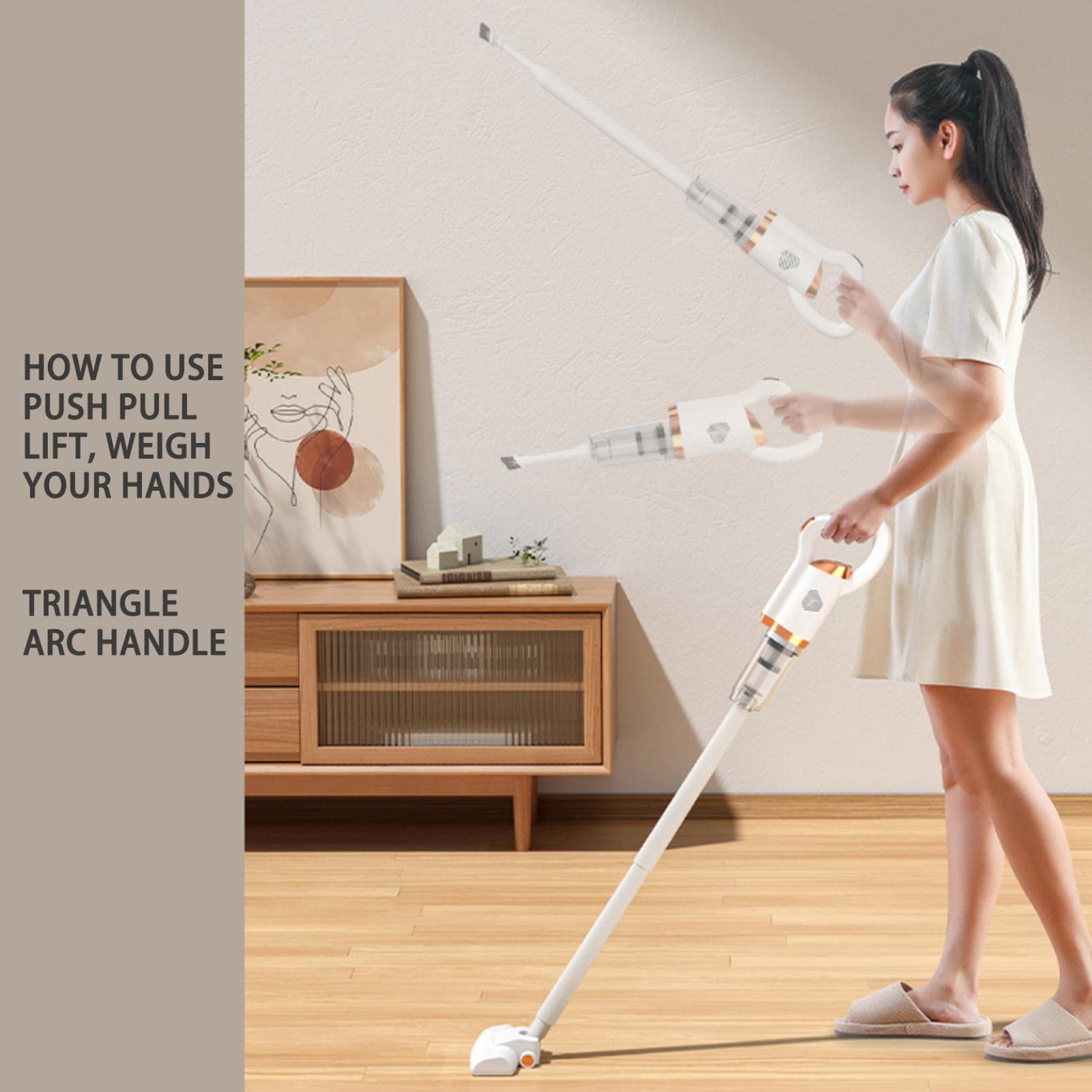 Máy Hút Bụi Cầm Tay Pin Sạc đa năng SK LIFE Vacuum Cleaner 8500pa