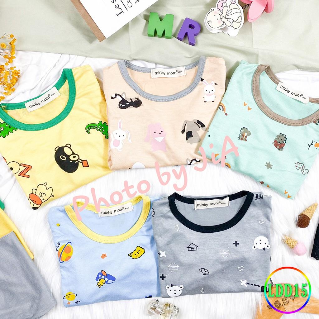 Bộ Dài Tay Cho Bé LDD15 Đồ Bộ Thun Lạnh Cao Cấp Mềm Mịn Thoáng Mát Dễ Chịu, Thoải Mái Cho Bé