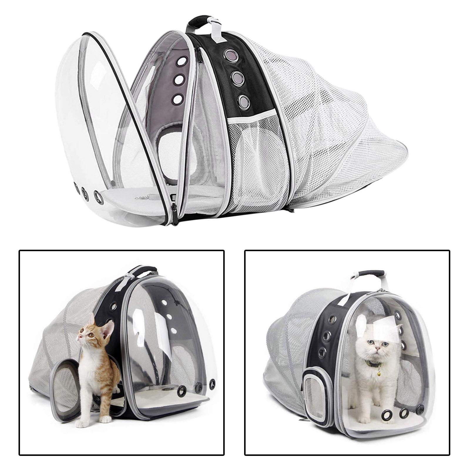 Expandable Cat Carrier Bubble Backpack Cat Pet Travel Bag