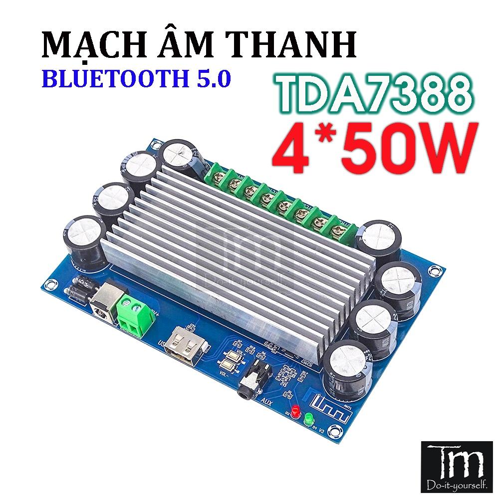 Mạch Khuếch Đại Âm Thanh Bluetooth 5.0  4*50W TDA7388 (XH-A397)