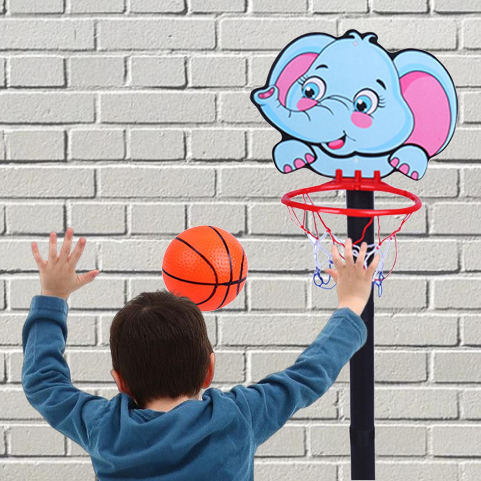 Portable Basketball Hoop Toys Outside Toys Adjustable Basketball Hoop Stand for Bedroom Garden