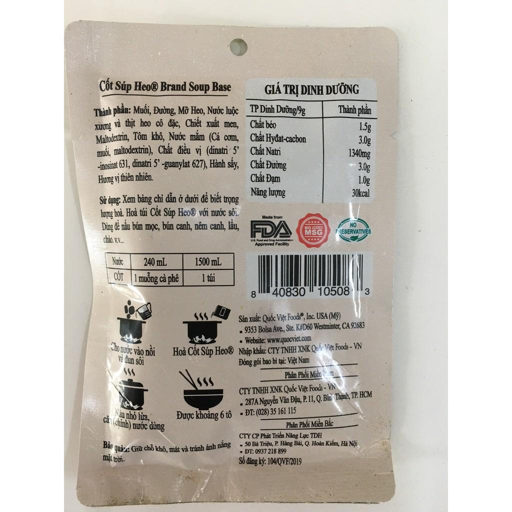 GIA VỊ NẤU Súp Heo Cốt Quốc Việt Foods 50g-Gia vị hoàn chỉnh nhập khẩu