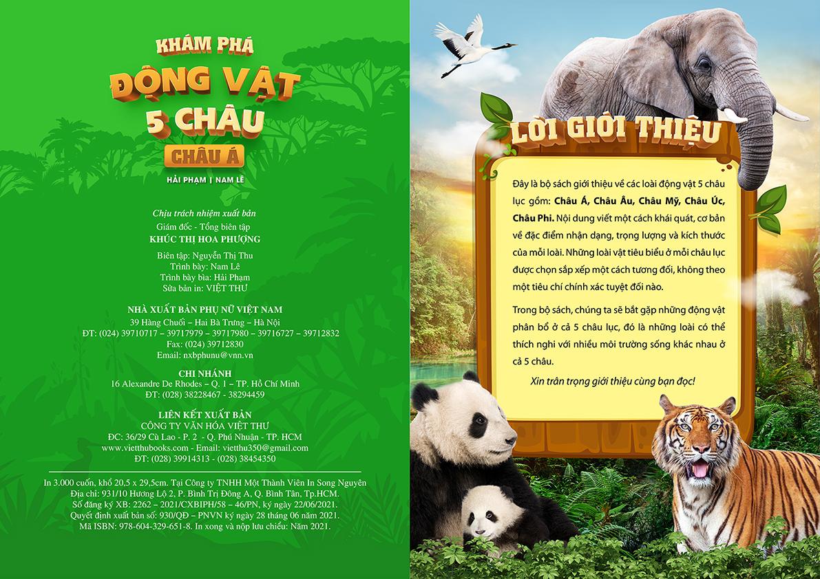 Khám Phá Động Vật 5 Châu - Châu Á