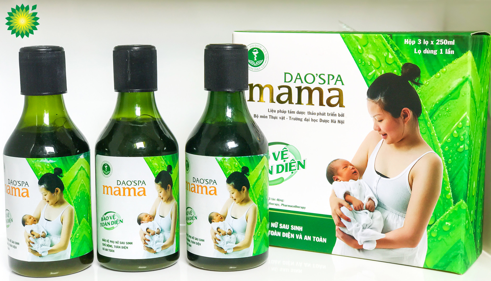 Xông tắm sau sinh Dao' Spa Mama (hộp 3 chai)