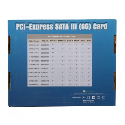 Card RAID PCI-E mở rộng 2 Port eSATA III SI-PEX40076 - Hàng Nhập Khẩu