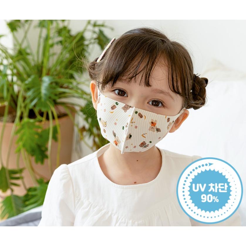 Khẩu trang vải kháng khuẩn Bebenuvo/Dottodot Hàn Quốc cho bé từ sơ sinh đến 8 tuổi