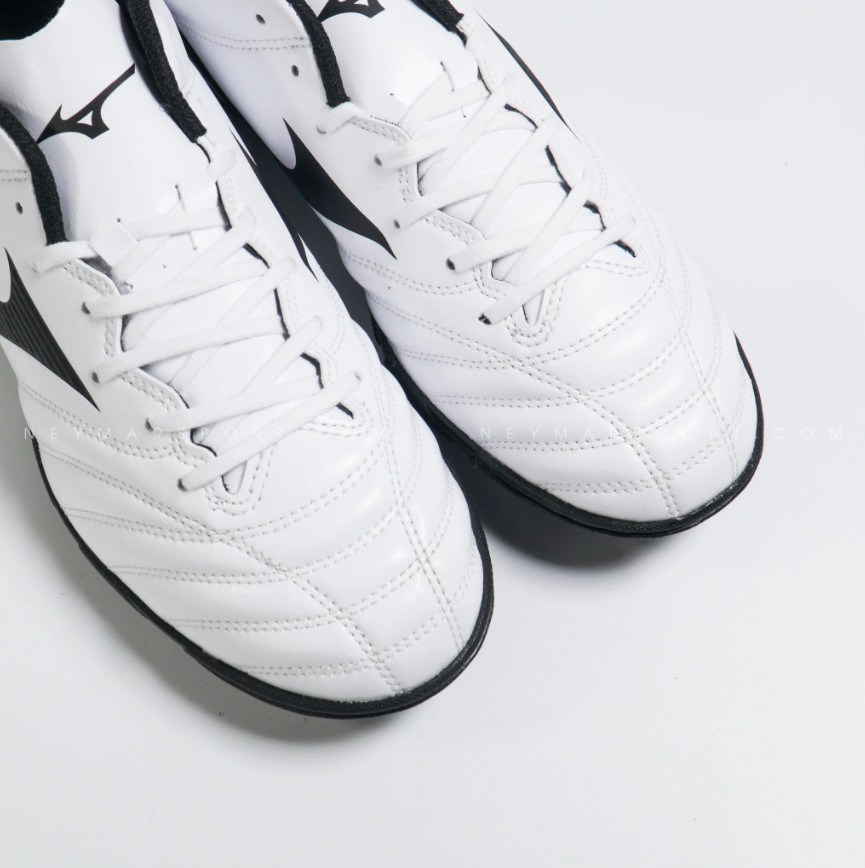 Giày Bóng Đá Mizuno Monarcida Neo II Select AS Trắng Đen - Hàng Chính Hãng