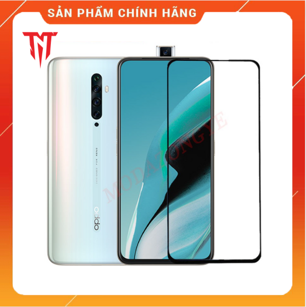 Bộ 2 kính cường lực 2F full keo dùng cho điện thoại Oppo Reno 2F - Hàng chính hãng