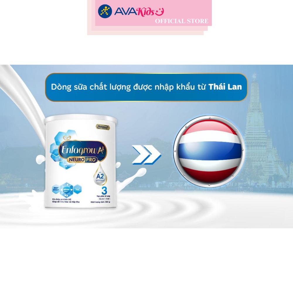 Sữa bột Enfagrow A2 Neuropro số 3 (đạm quý A2) 350g (1 - 6 tuổi)