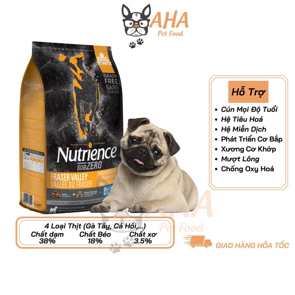 Thức Ăn Hạt Cho Chó Pug, Nutrience Subzero Bao 5kg - Thức Ăn Cho Chó, Gồm Có 6 Loại Thịt Cá, Rau Củ, Trái Cây