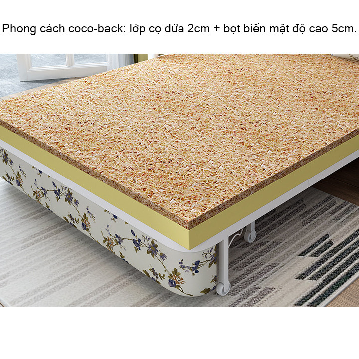 Sofa giường Thông Minh 1m58 1m90 màu kem xám ngẫu nhiên