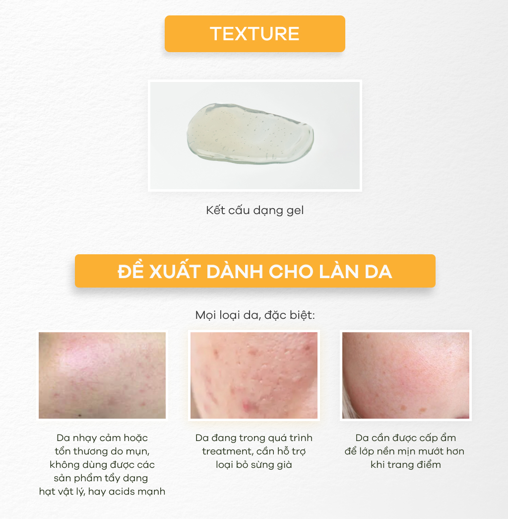 Mặt Nạ Enzyme Zakka Naturals tẩy da chết sinh học Enzyme Polishing and Smoothing Mask 45g