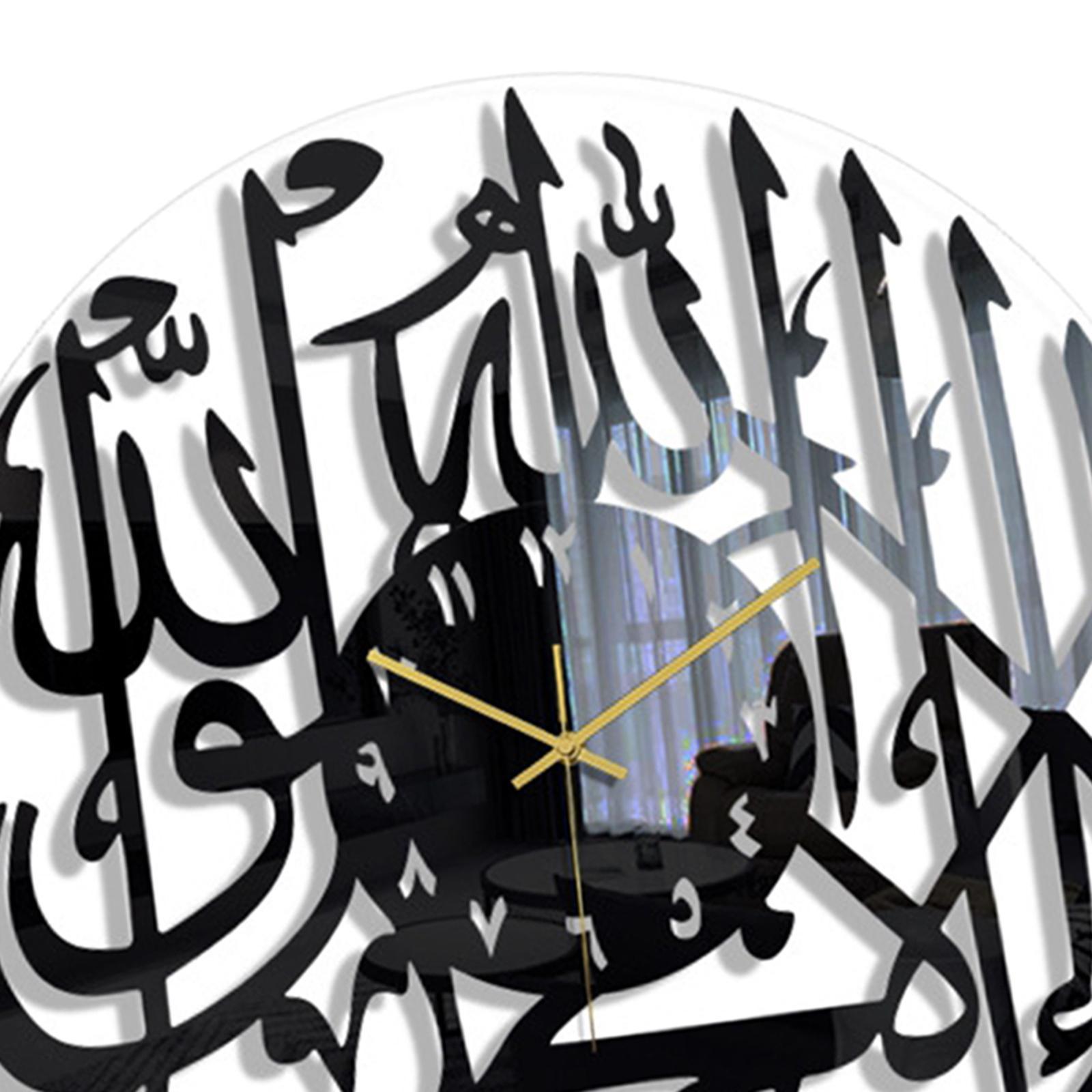 Acrylic Wall Clock Wall Clock Acrylic Non Ticking for Bathroom Kitchen