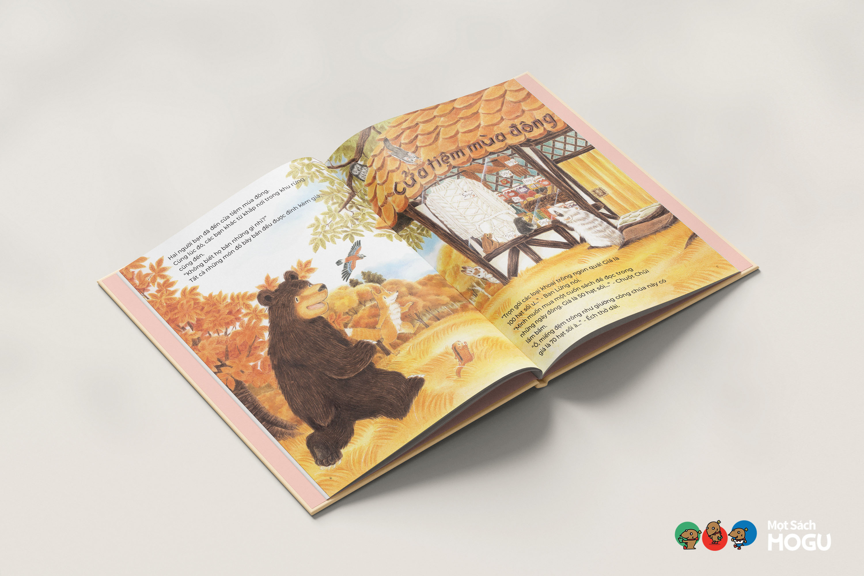 Truyện Ehon bé 3-4-5 tuổi - Cửa tiệm mùa đông