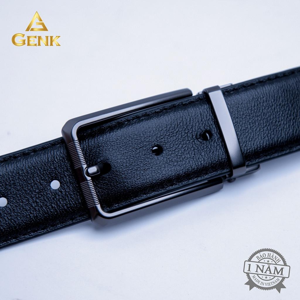 Thắt Lưng Nam Da Nappa Nguyên Thuỷ Cao Cấp Thương Hiệu Genk - GDN07