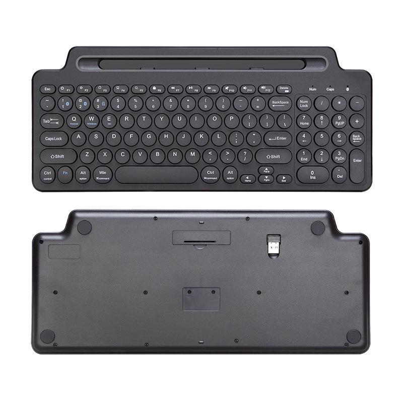 Bàn Phím Bluetooth Không Dây 2.4G Kèm Bàn Phím Cảm Ứng Thông Minh Cho Windows Laptop PC TV
