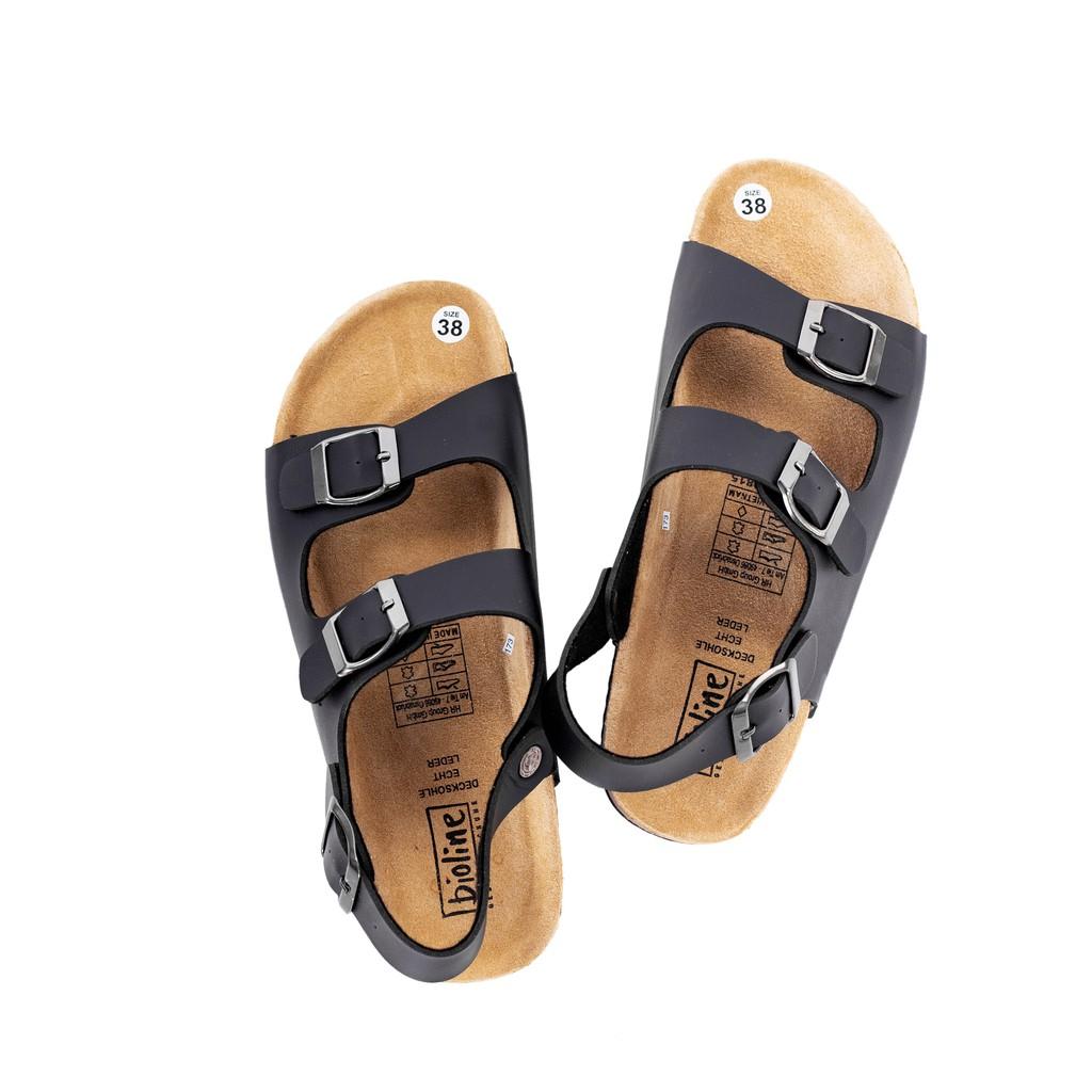 Dép Sandal Đế trấu, Da Pu mã 02 Pu