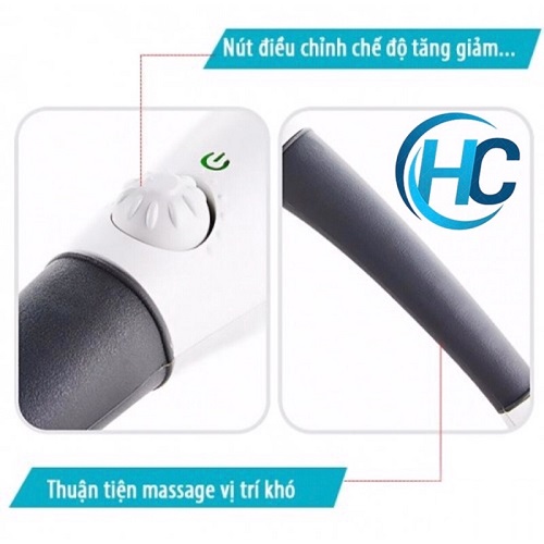 Máy massage New Squirrel Massager cầm tay 7 đầu Hàn Quốc