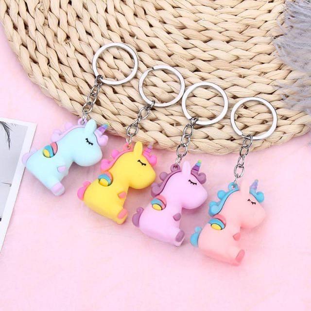 Móc Khoá Cute Hình Kì Lân Cầu Vồng