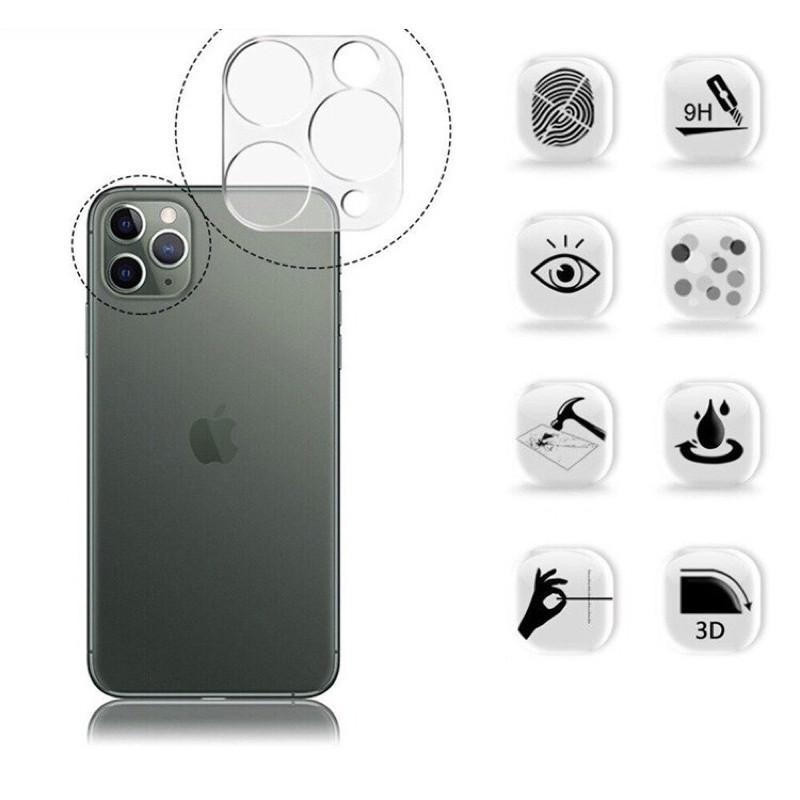 CƯỜNG LỰC FULL CỤM CAMERA DÀNH CHO IPHONE 11 11PRO 11PROMAX 12 12MINI 12PRO 12PROMAX - TRONG SUỐT