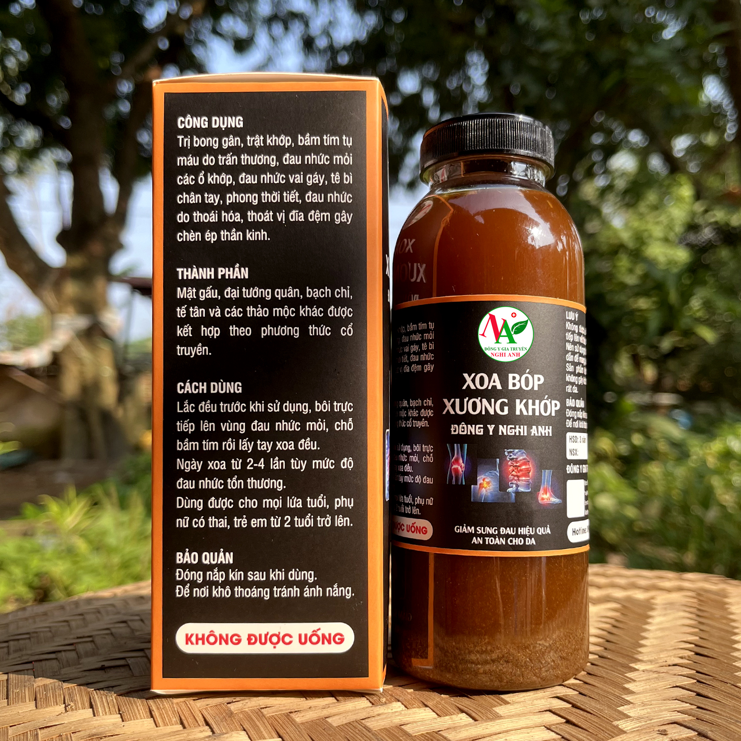 Xương khớp Đông Y Nghi Anh hộp 330ml hết đau vai gáy viêm khớp thoái hóa thoát vị đĩa đệm