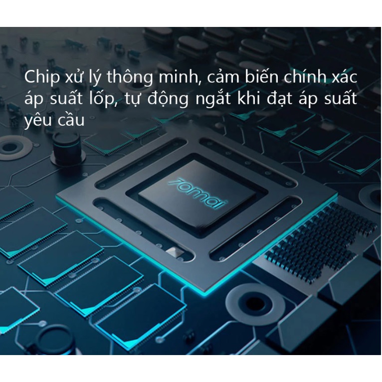 Bơm lốp ô tô 70mai Midrive TP03 bơm điện đa năng áp suất lớn, chân tẩu ô tô - Hàng chính hãng